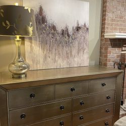 2 Beautiful Gold/Leaf Dressers/ Buffetts.