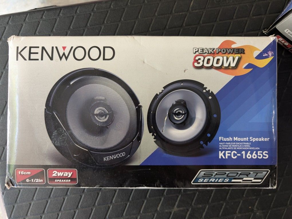 300w Kenwood Flush Mount 6.5" Speakers *New*