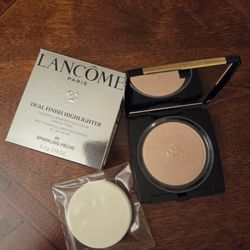 LANCOME DUAL FINISH HIGHLIGHTER 05 SPARKLING PECHE 