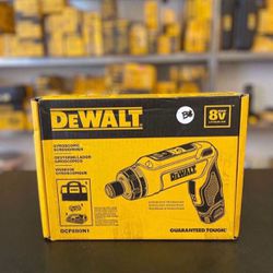 DEWALT 8V MAX Cordless Gyroscopic Screwdriver with Adjustable Handle, (1) 1.0Ah Battery, Charger and Bag DCF680N1