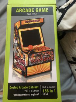 Mini Arcade With 156 Games 40 OBO