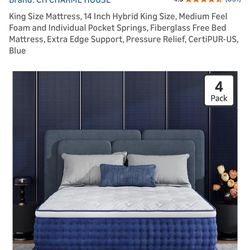 King Size Bed And Mattress
