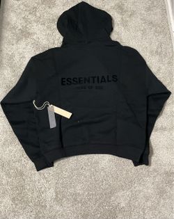 Essentials Fear of God Black Hoodie