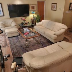 Genuine, High Quality Leather Living Room Set