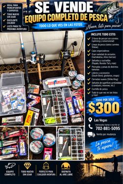 🎣 SE VENDE – TODO POR $300
