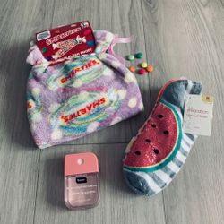 Cozy Watermelon & Candy Lounge Bundle (Brand New with Tags!) Looking for the perfect, ultra-cozy night-in set or a fun gift bundle? This adorable, co