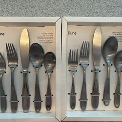 2 Boxes Of Brand New Crate & Barrel Flatware