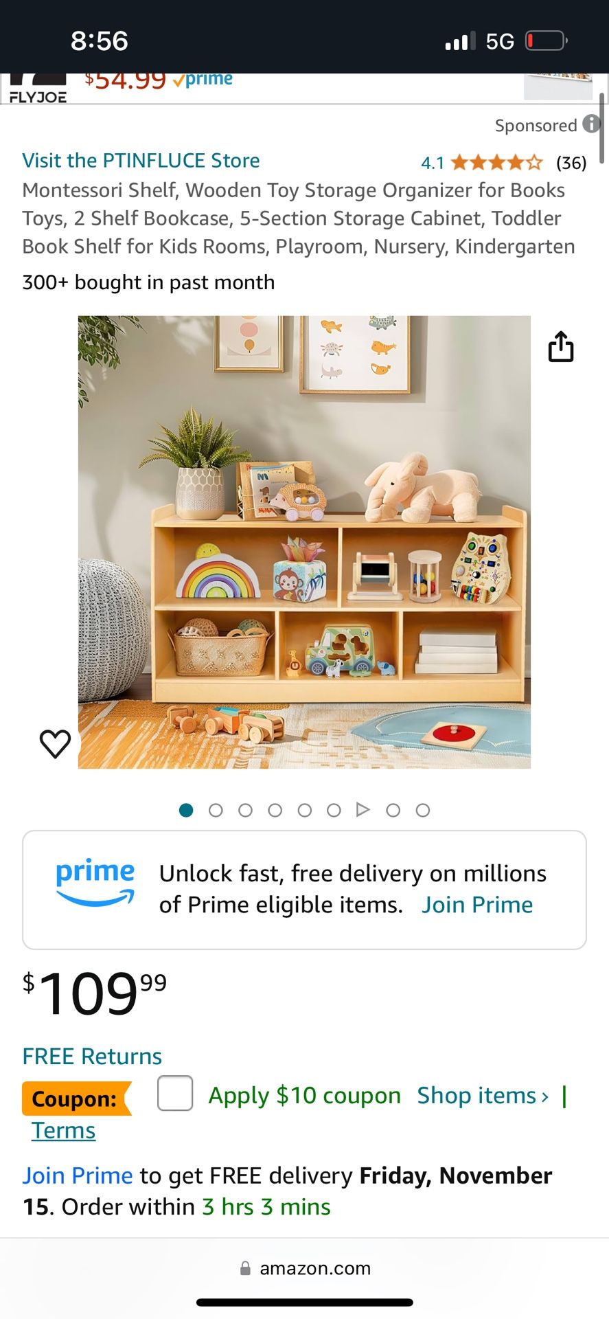 Kids organizer