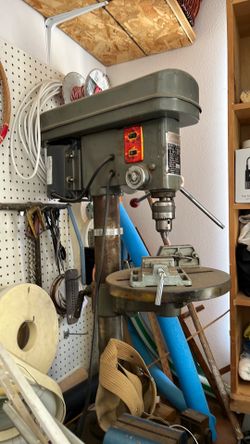 Heave duty drill press. 6 speed