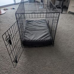 Medium Dog Kennel And Bed