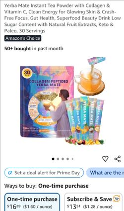 Yerba Mate Instant Tea Powder