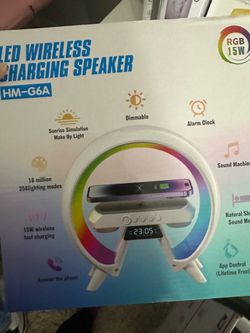 LED Wireless Charging Speaker HM-G6A RGB