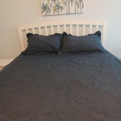 White Queen Headboard