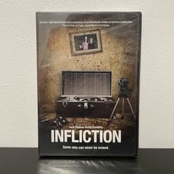 Infliction DVD Movie NEW SEALED True Crime Horror Documentary Unrated 2014