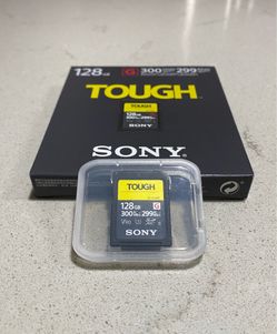Sony 128GB SF-G TOUGH Series UHS-II SDXC Memory Card