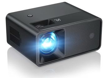 CiBest Mini Projector, 2025 Upgraded Full HD 1080P Support Video Projector, Portable Small Movie Projector, Compatible with iOS/Android/Windows/TV Sti