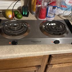 Signature Gourmet Double Electric Burner