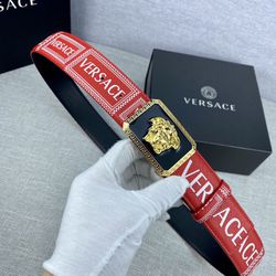 Versace Men’s Belt With Box 