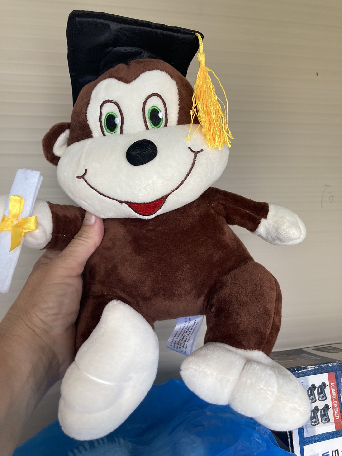 Musical 🎶 Graduation 🧑‍🎓 Plush Monkey 