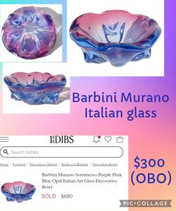 Vintage Murano Italian Glass
