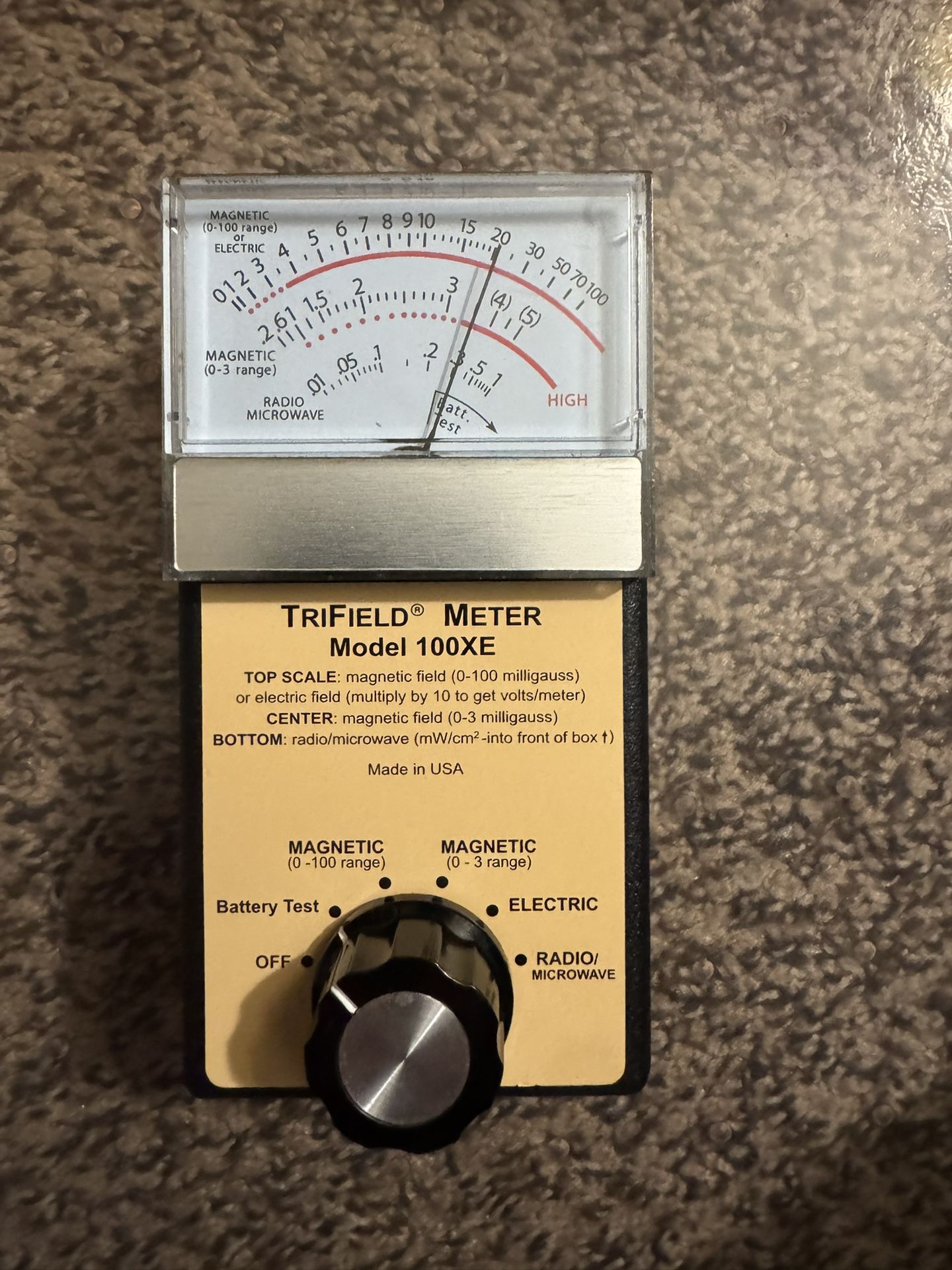 TriField EMF Meter Model 100XE