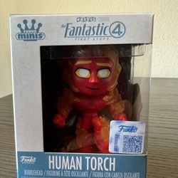 MINI Human Torch Fantastic Four First Steps Funko Bobbleheads Movies Disney F4
