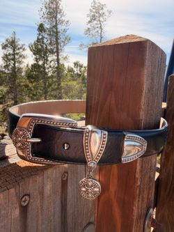 Brighton Genuine Leather Western Belt – Size Small/28 – $45