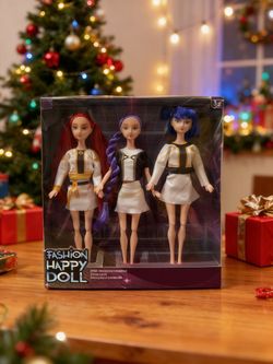 3 Pcs Set K-Pop Demon Hunter Doll With Music and Light