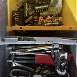Screwdriver bits and misc parts, feel free to look thru and pick and choose to make offer