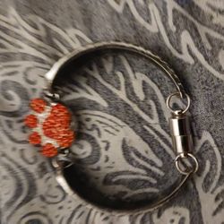 Ladys Clemson Magnetic Bracelet 