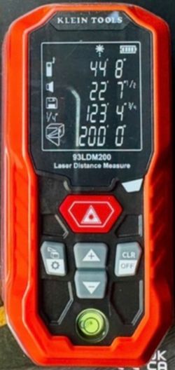 Klein Tools 93LDM200 Laser Distance Measure