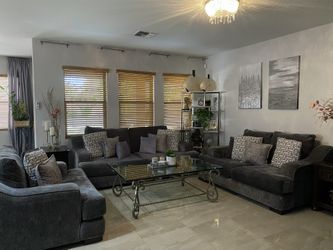 $800 OBO GREY COUCHES COMFY 