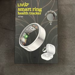 LIVUP Smart Ring Health Tracker – Size 8 – Brand New