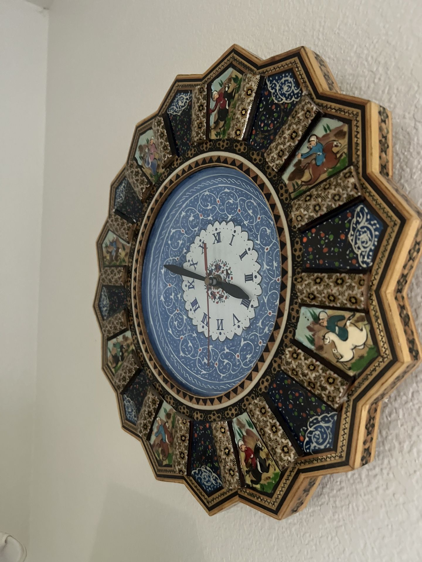 Antique Persian Handmade Clock