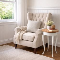 Refinished Farmhouse Accent Table – “Perfectly Grey” Base & Wood Top