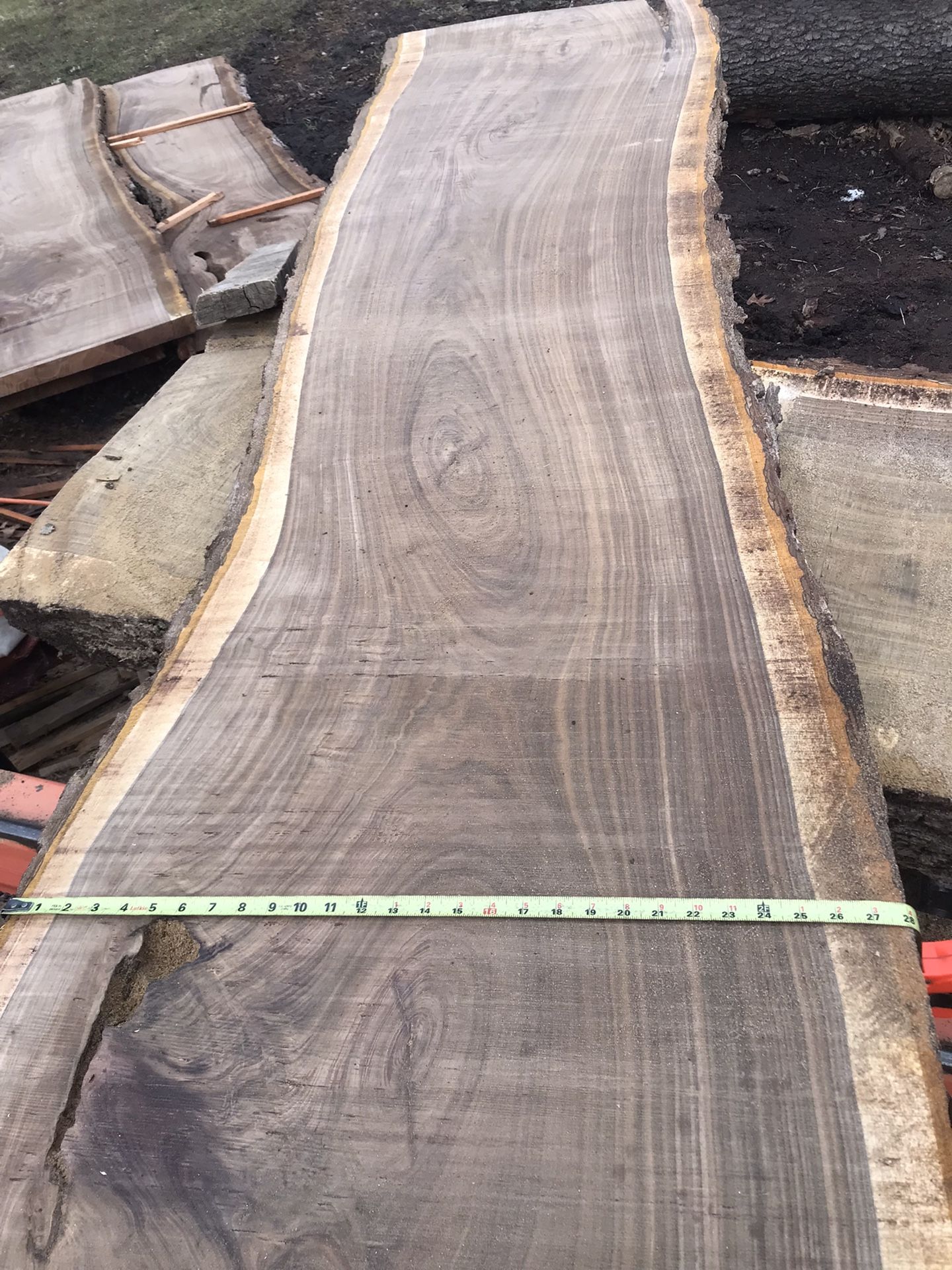 25 Inch Wide Walnut Slabs