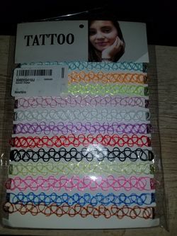 Adore U a set of 12 chokers