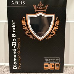 Aegis 9 Pocket Black Binder - $25