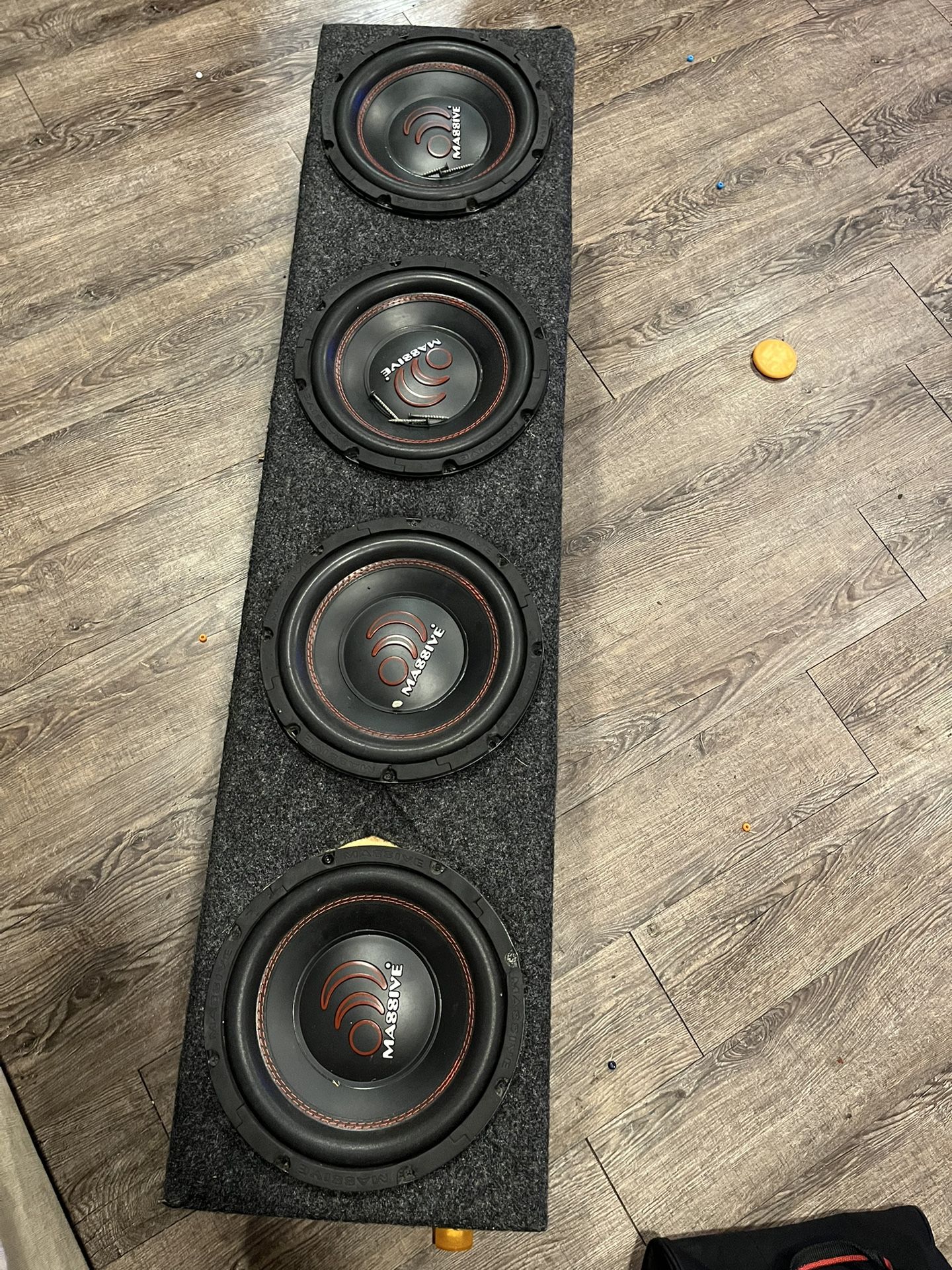 4 10inch Massive Subs Custom Ported Box