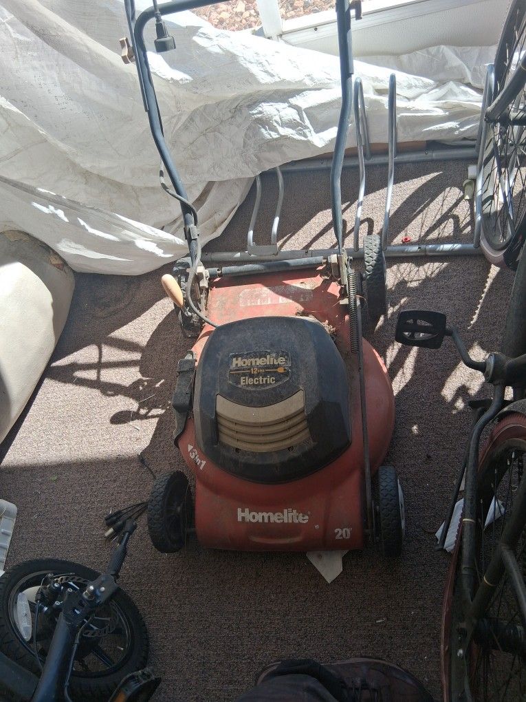 Great 20 Inch Electric Lawnmower