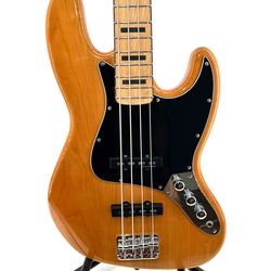 Squier Vintage Modified '70s Jazz Bass 2009 - Natural w/ Hard Shell Case (Mint Condition)