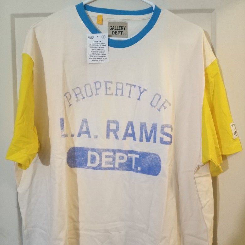 【希少】Gallery dept LA RAMS ギャラリー Tシャツ GALLERY DEPT. GD X LA RAMS VINTAGE TEE | HEATHER GREY