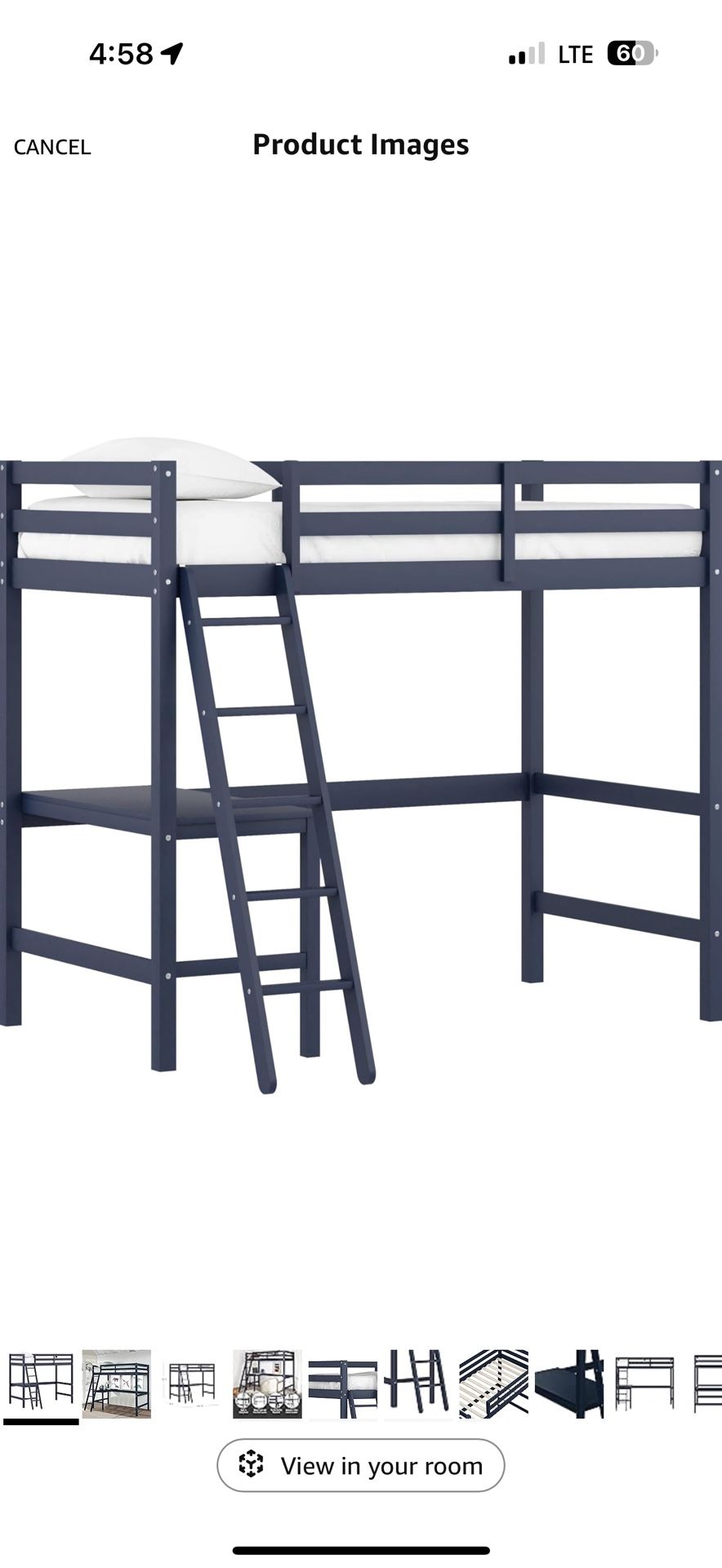 Kids Bunk Bed With Desk