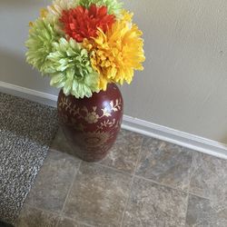 Colorful Flowers With Case 