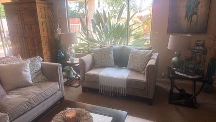 Staging Sofa snd Love Seat