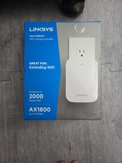 Linksys Ax1800 Max Stream WiFi Extender