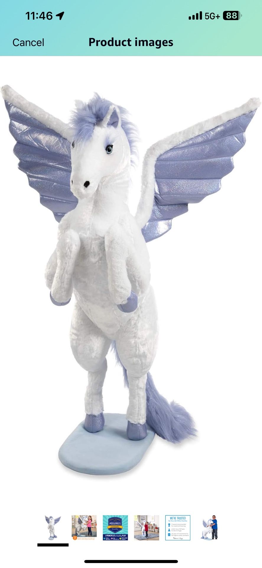 Giant Unicorn And Pegasus Like New