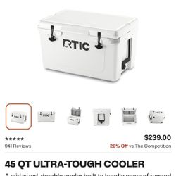 RTIC 45qt ULTRA-TOUGH COOLER -New
