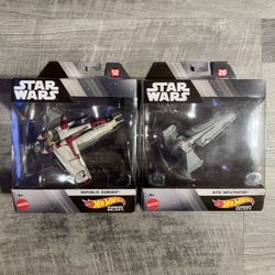 Hot Wheels Star Wars Starships Select Bundle – #12 & #20 (New / Sealed)