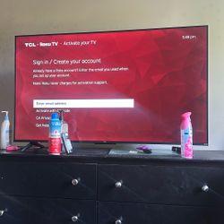50 Inch TCL Roku Smart Tv Need To Be Sold Today 